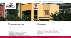 Desktop Screenshot of fonderiavelo.it